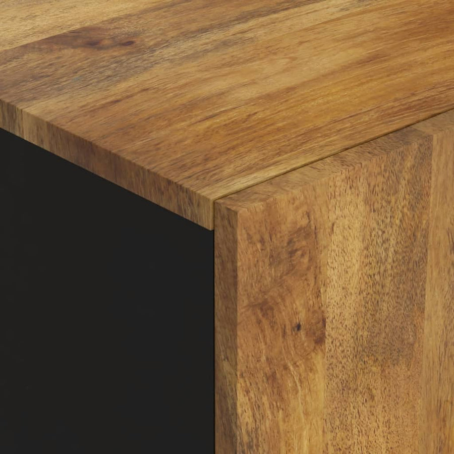 Dressoir met 2 deuren 90x33x75 cm massief mangohout