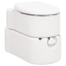 Campingtoilet Geïntegreerd 24+17 L Hdpe En Wit Staal