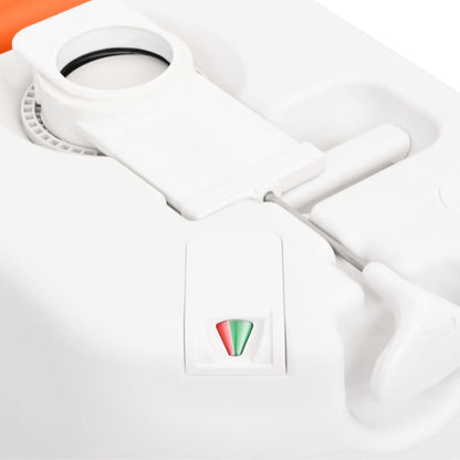 Campingtoilet Geïntegreerd 24+17 L Hdpe Email
