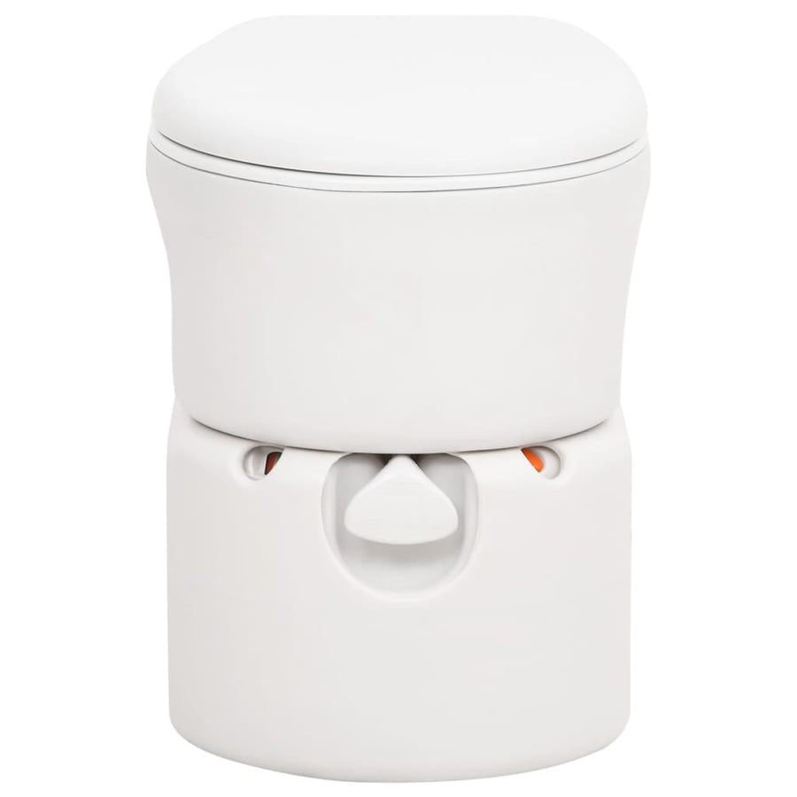 Campingtoilet Geïntegreerd 24+17 L Hdpe Email