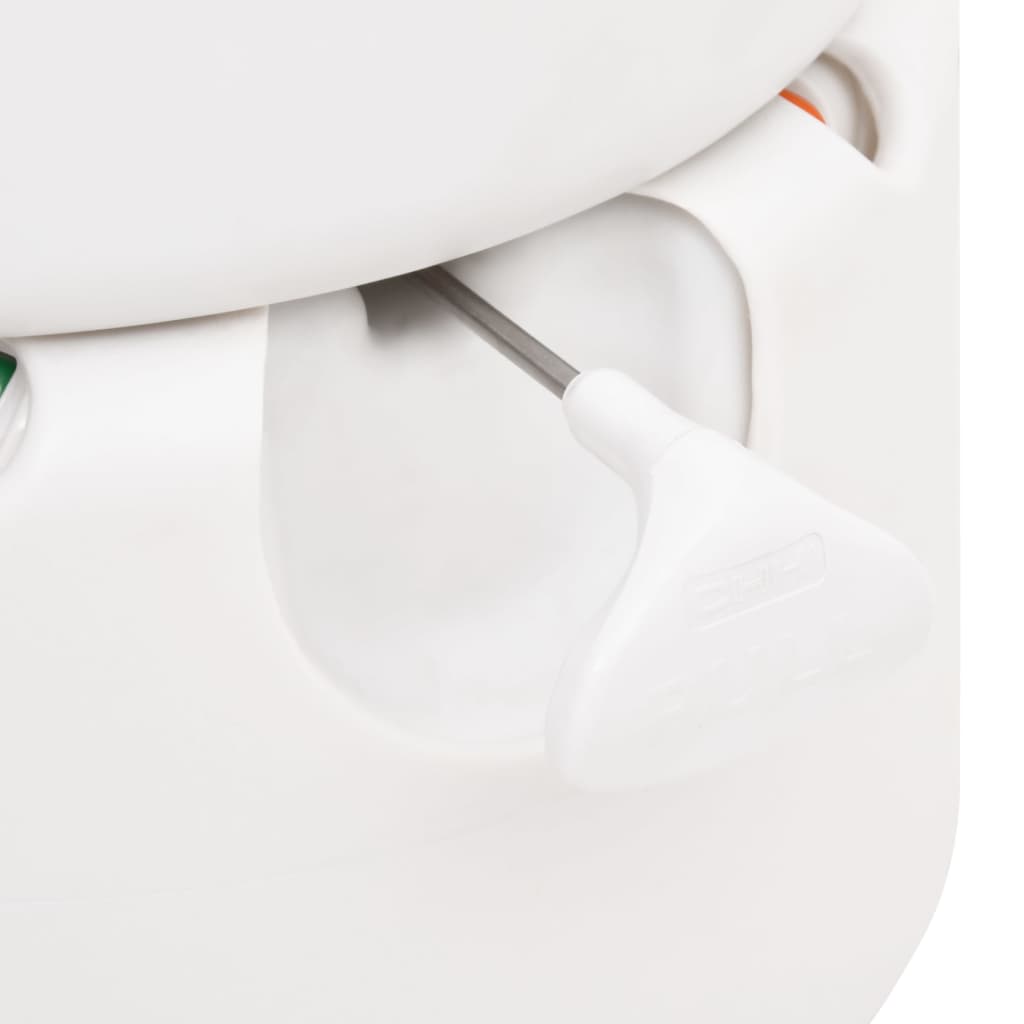Campingtoilet Geïntegreerd 24+17 L Hdpe Email
