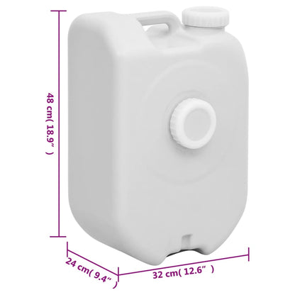 Watertank Draagbaar Met Adapter 24 L Grijs