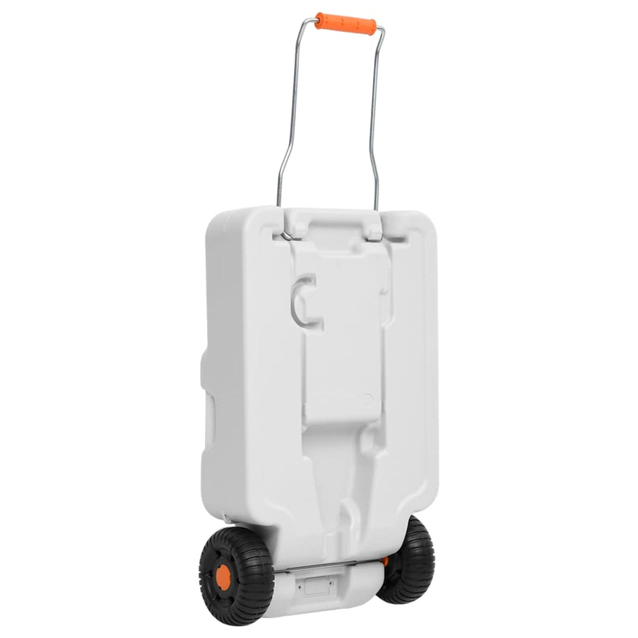 Watertank op wielen 30 L grijs