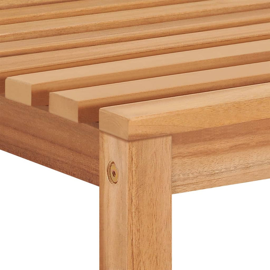 5-Delige Tuinset Massief Teakhout 110 cm tafellengte 4x stoel + Tafel
