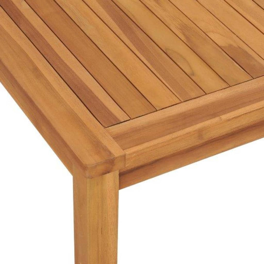 3-Delige Tuinset Massief Teakhout 110 cm tafellengte 2x Fauteuil + Tafel
