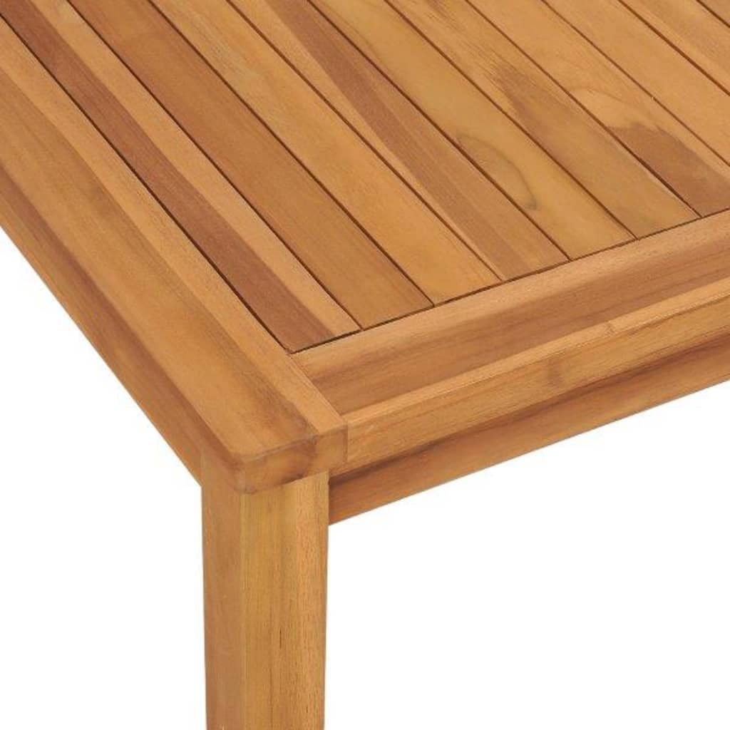 5-Delige Tuinset Massief Teakhout 110 cm tafellengte 4x Fauteuil + Tafel
