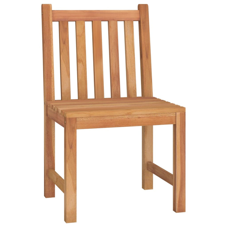 4-Delige Tuinset Massief Teakhout Bank + 2x stoel + Tafel