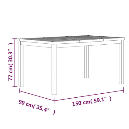 3-Delige Tuinset Massief Teakhout 2x Bank + Tafel