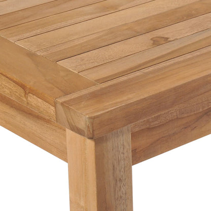 4-Delige Tuinset Massief Teakhout Bank + 2x stoel + Tafel