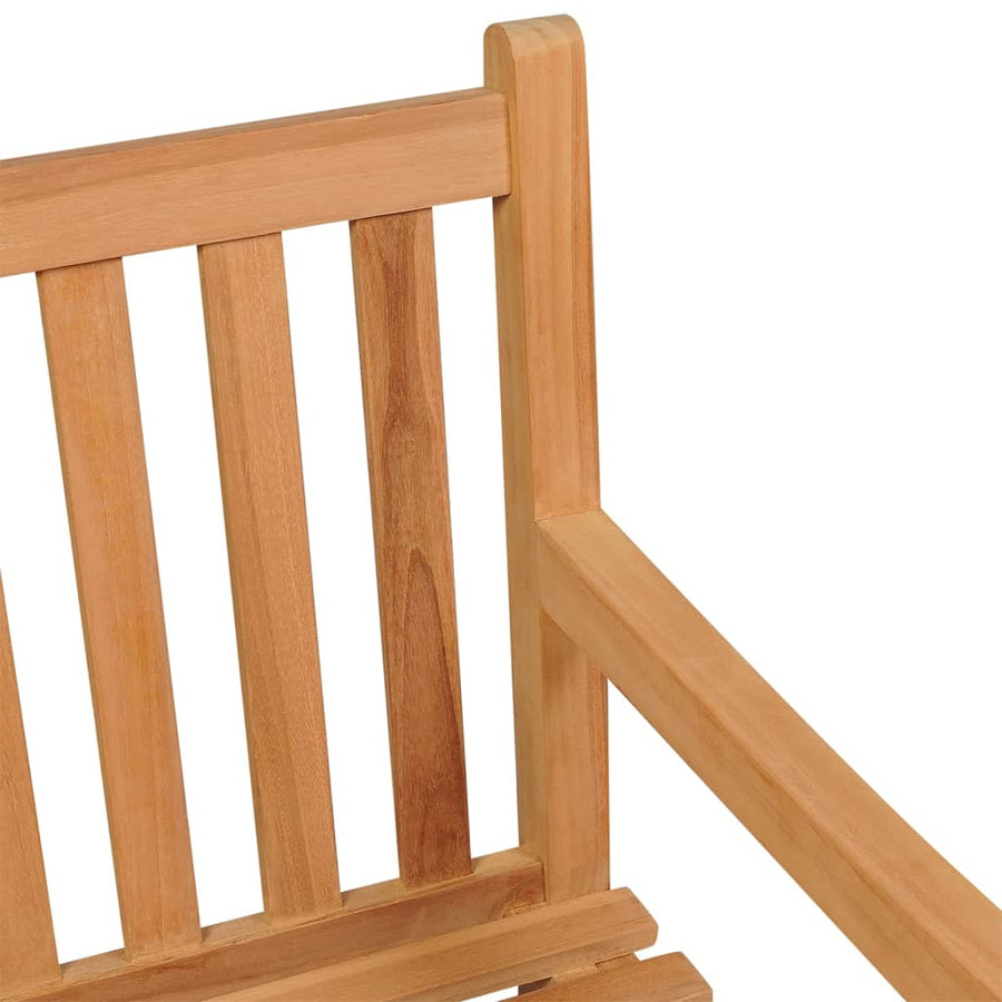 4-Delige Tuinset Massief Teakhout Bank + 2x Fauteuil + Tafel