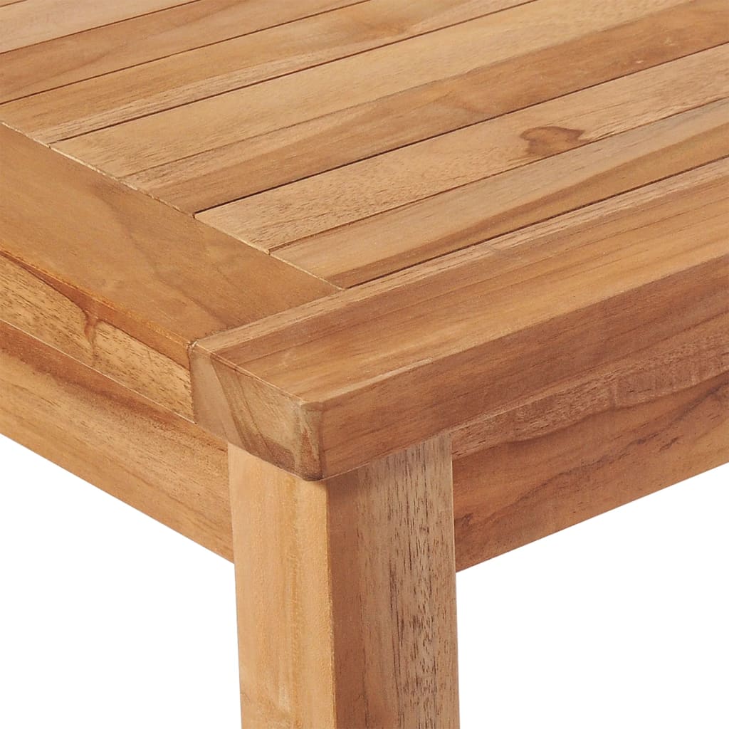 4-Delige Tuinset Massief Teakhout Bank + 2x Fauteuil + Tafel