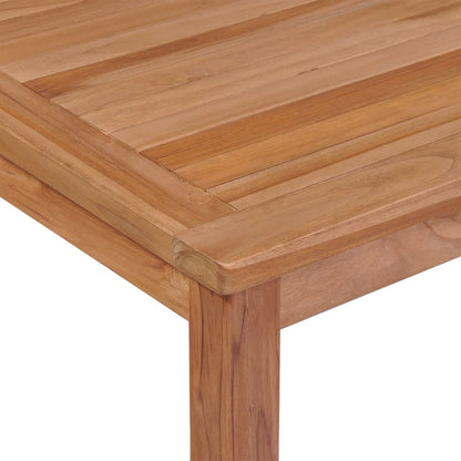 4-Delige Tuinset Massief Teakhout Bank + 2x Fauteuil + Tafel