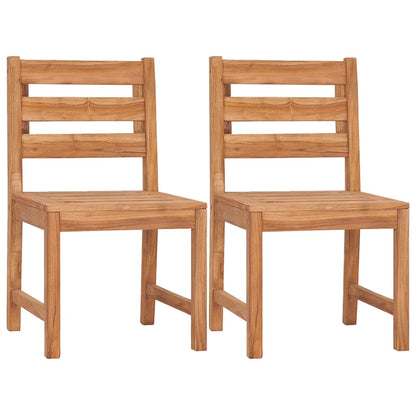 -Delige Tuinset Massief Teakhout 3 80 x 80 x 77 cm