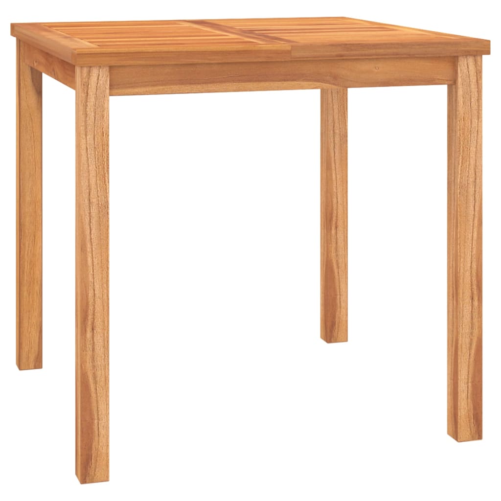 -Delige Tuinset Massief Teakhout 3 80 x 80 x 77 cm