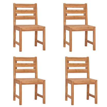 -Delige Tuinset Massief Teakhout 5 80 x 80 x 77 cm