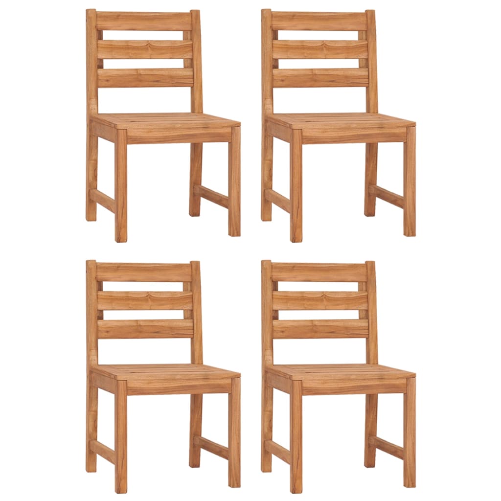 -Delige Tuinset Massief Teakhout 5 110 x 110 x 77 cm