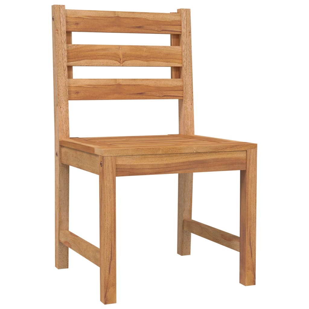 5-Delige Tuinset Massief Teakhout 140 cm tafellengte 4x stoel + Tafel