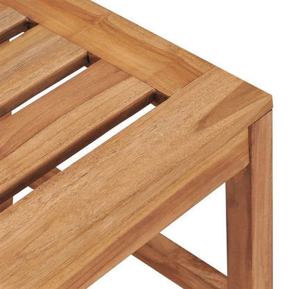 5-Delige Tuinset Massief Teakhout 140 cm tafellengte 4x stoel + Tafel