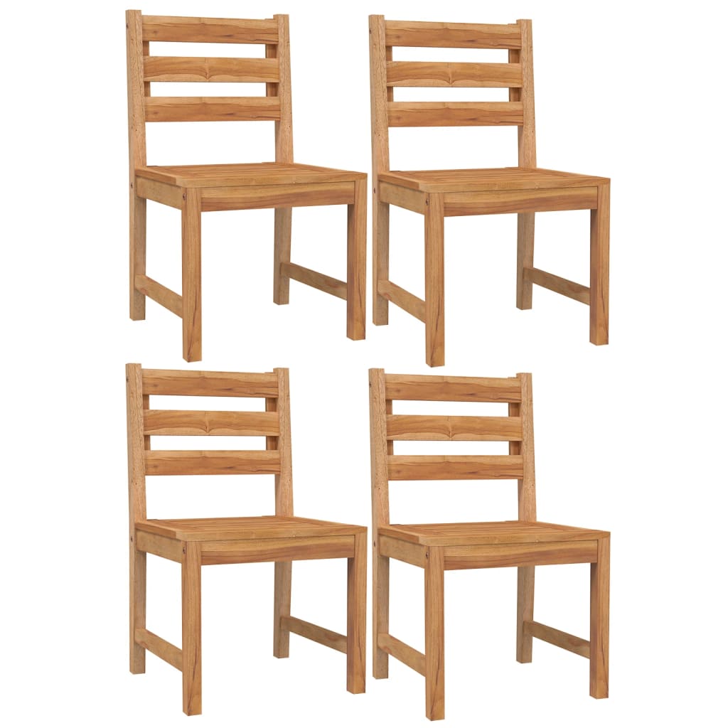 5-Delige Tuinset Massief Teakhout 150 cm tafellengte 4x stoel + Tafel