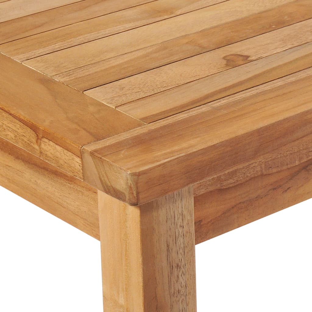 5-Delige Tuinset Massief Teakhout 150 cm tafellengte 4x stoel + Tafel