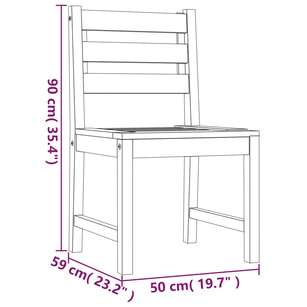 -Delige Tuinset Massief Teakhout 5 160 cm tafellengte