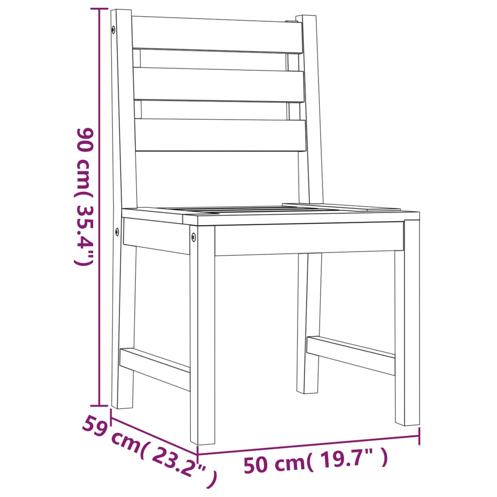 -Delige Tuinset Massief Teakhout 7 160 cm tafellengte