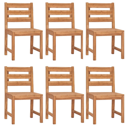 7-Delige Tuinset Massief Teakhout 200 cm tafellengte 6x stoel + Tafel