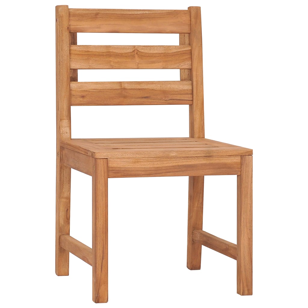 4-Delige Tuinset Massief Teakhout 140 cm tafellengte Bank + 2x stoel + Tafel