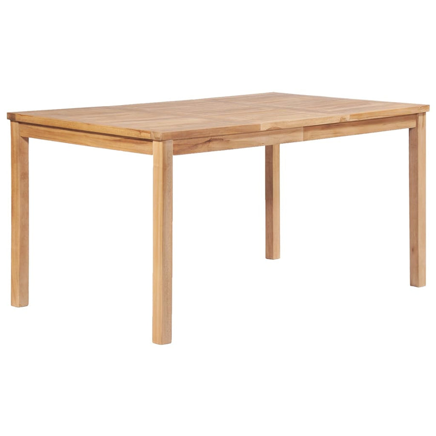 3-Delige Tuinset Massief Teakhout 150 cm tafellengte 2x Bank + Tafel
