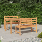 Tuinset 3-delig massief teakhout 150x90x77 cm