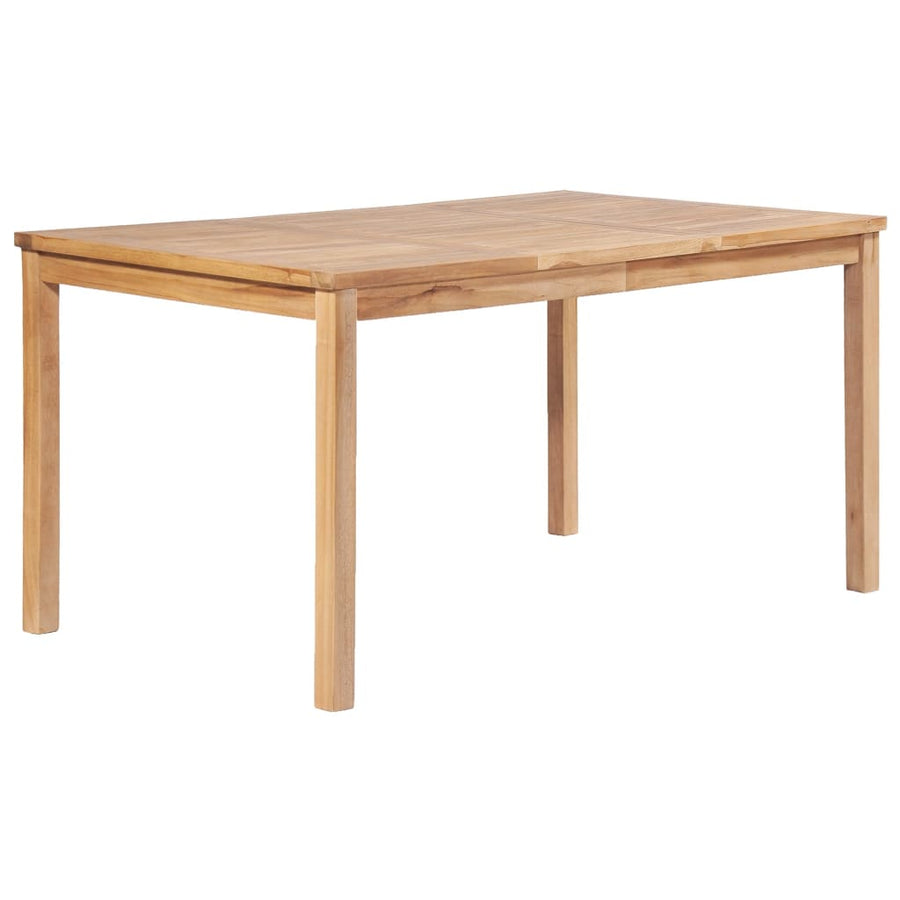 4-Delige Tuinset Massief Teakhout 150 cm tafellengte Bank + 2x stoel + Tafel