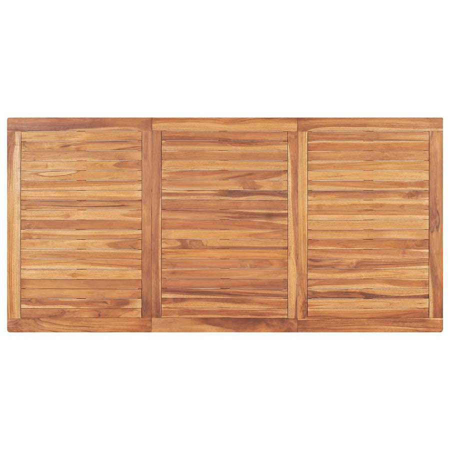 3-Delige Tuinset Massief Teakhout 180 cm tafellengte 2x Bank + Tafel