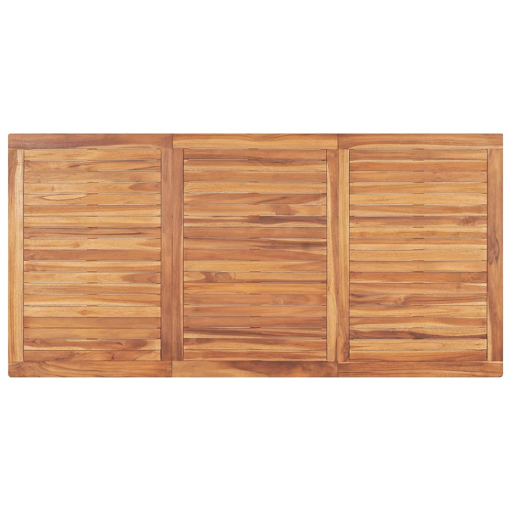 4-Delige Tuinset Massief Teakhout 180 cm tafellengte Bank + 2x stoel + Tafel