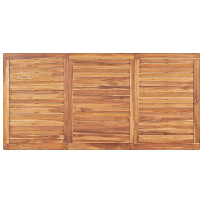 4-Delige Tuinset Massief Teakhout 180 cm tafellengte Bank + 2x stoel + Tafel