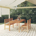 4-piece Solid Teak Garden Set