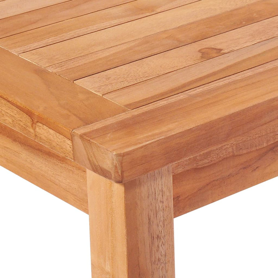 4-Delige Tuinset Massief Teakhout 200 cm tafellengte Bank + 2x stoel + Tafel