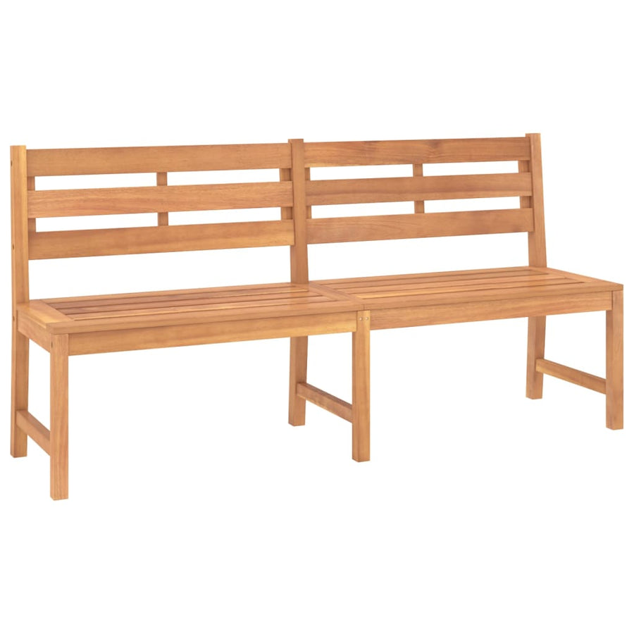 4-Delige Tuinset Massief Teakhout 200 cm tafellengte Bank + 2x stoel + Tafel