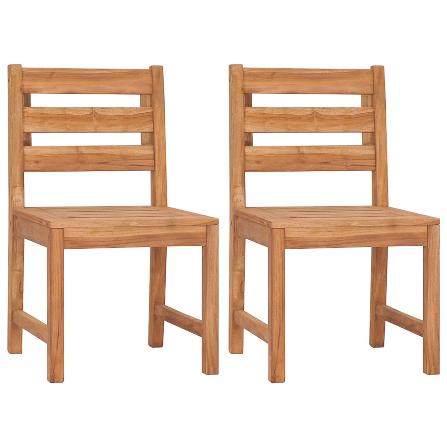 4-Delige Tuinset Massief Teakhout 200 cm tafellengte Bank + 2x stoel + Tafel