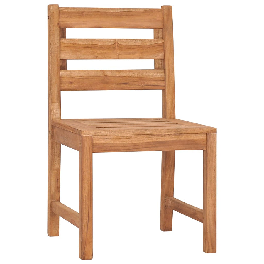 4-Delige Tuinset Massief Teakhout 200 cm tafellengte Bank + 2x stoel + Tafel