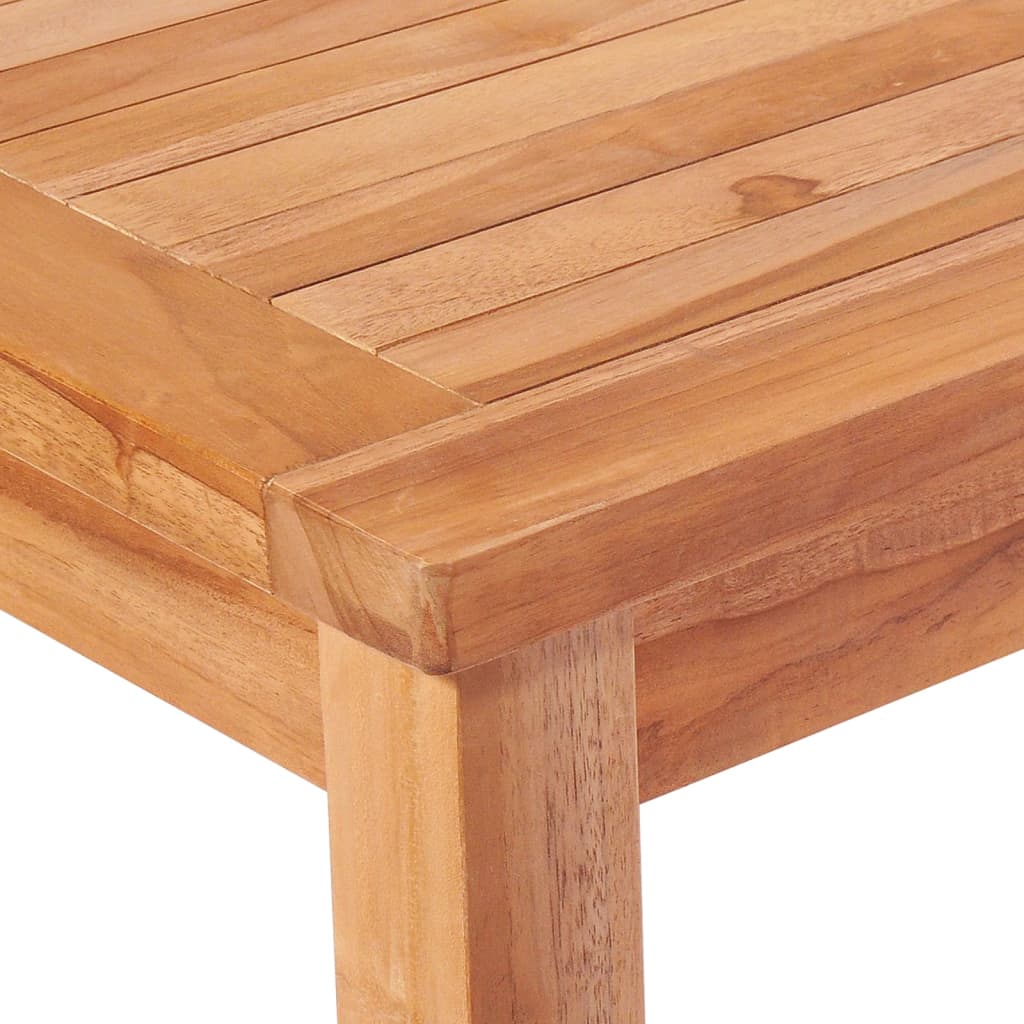 5-Delige Tuinset Massief Teakhout 200 cm tafellengte 2x Bank + 2x stoel + Tafel