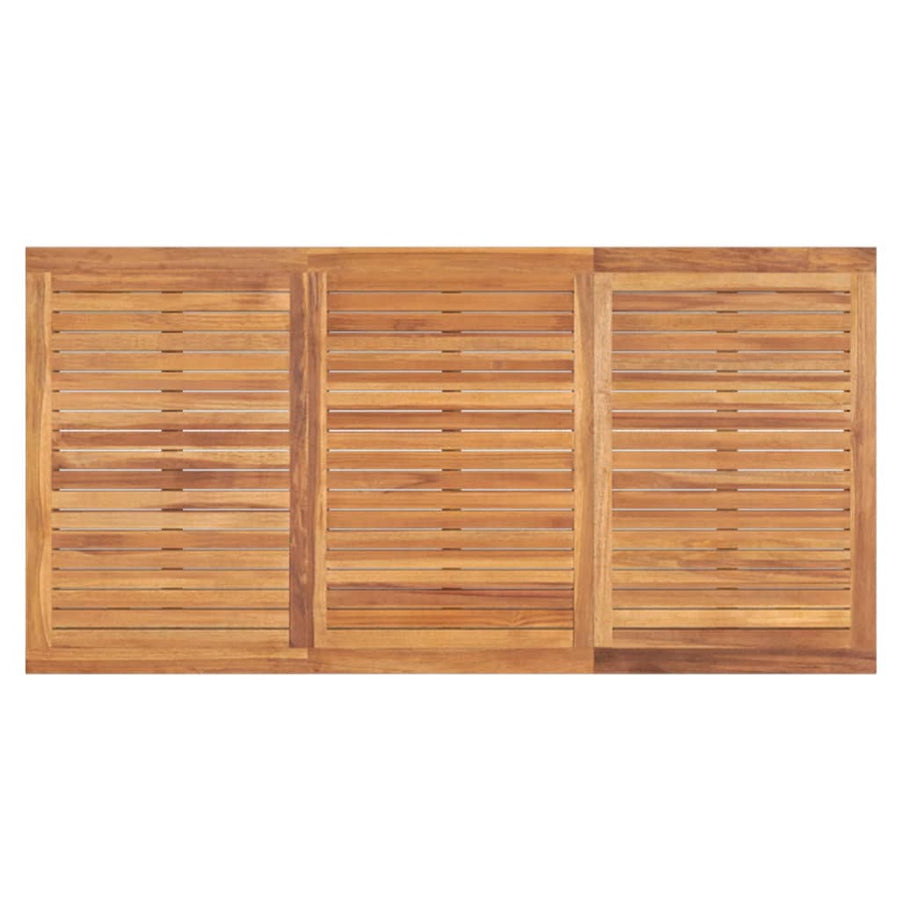 5-Delige Tuinset Massief Teakhout 200 cm tafellengte 2x Bank + 2x stoel + Tafel