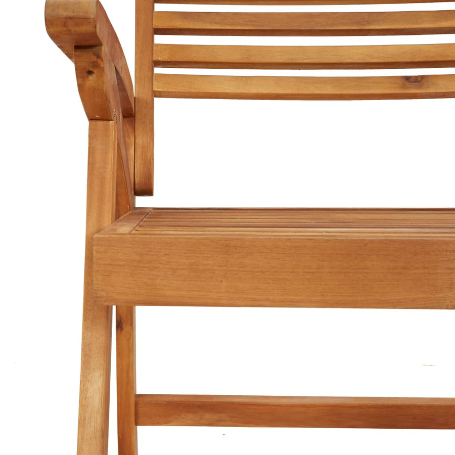 3-delige Tuinset massief acaciahout