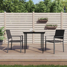 Tuinstoelen 54X6,5X89 Cm Poly Rattan Zwart 2 Nee