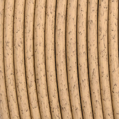 -Delige Loungeset Met Kussens Poly Rattan Beige