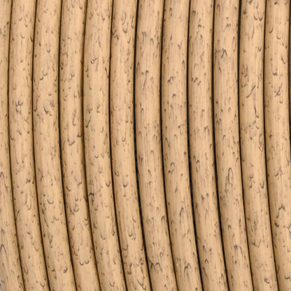 -Delige Loungeset Met Kussens Poly Rattan Donkergrijs