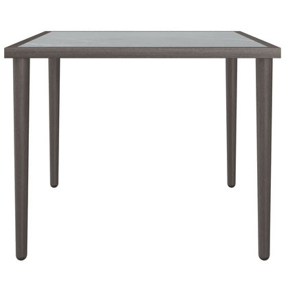 Tuintafel 48X48X37 Cm Staal Grijs