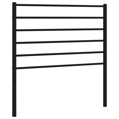 Hoofdbord Metaal Zwart 80 Cm