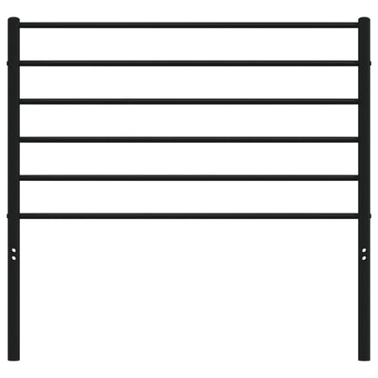 Hoofdbord Metaal Zwart 80 Cm
