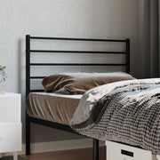 Replacement headboard metal black 80 cm