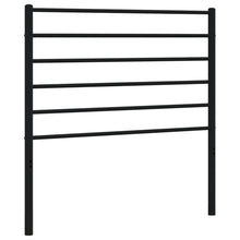 Hoofdbord Metaal Zwart 90 Cm